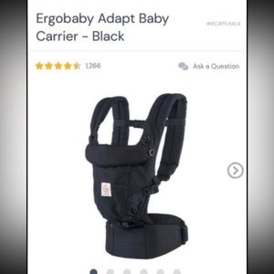 Ergobaby Adapt Carrier + Infant Insert 🚫SOLD🚫